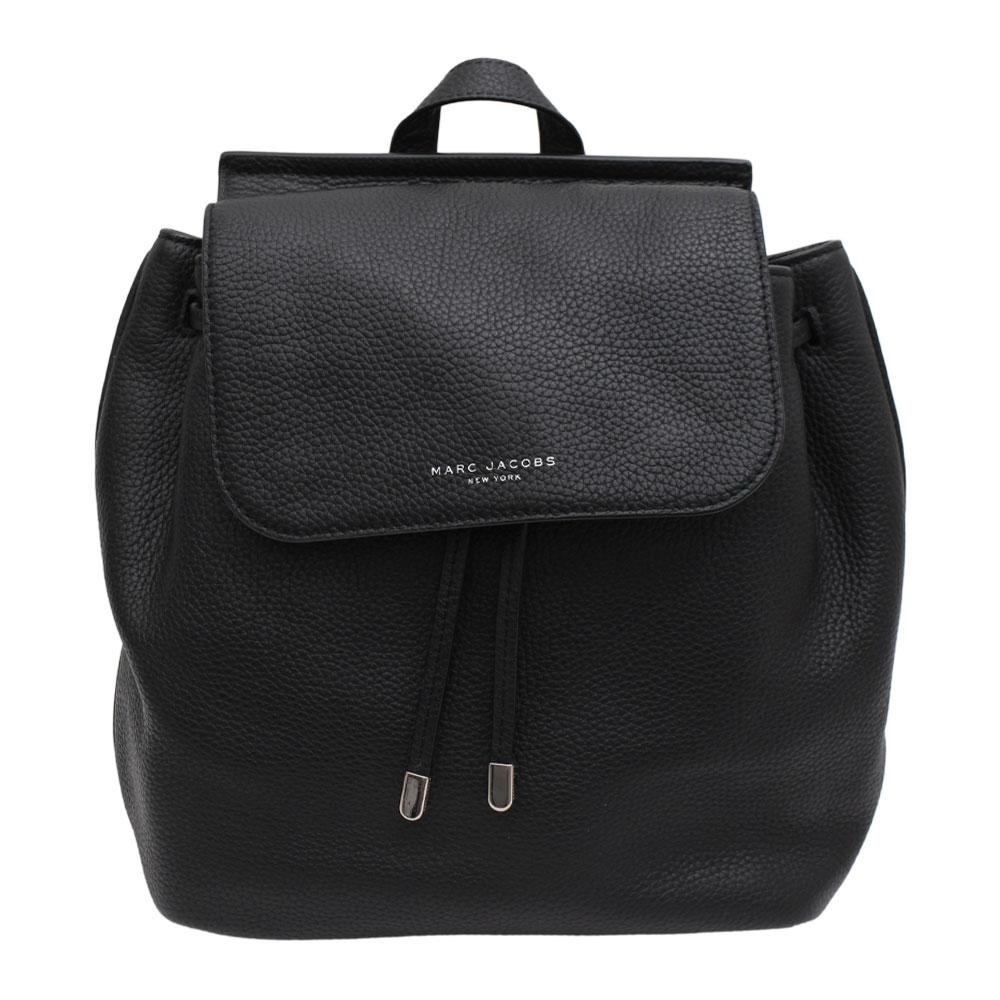 Marc Jacobs Pebbled Leather Backpack (Black)